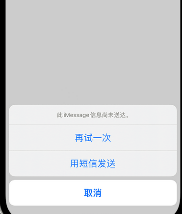 林芝apple维修iPhone上无法正常发送iMessage信息