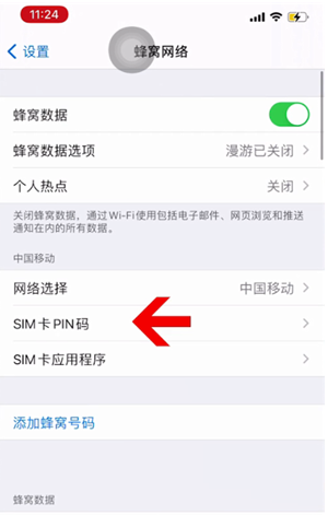 林芝苹果14维修网分享如何给iPhone14的SIM卡设置密码 