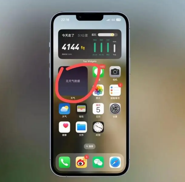 林芝苹果手机维修分享:iOS16主屏幕天气小组件无法正常工作怎么办？ 