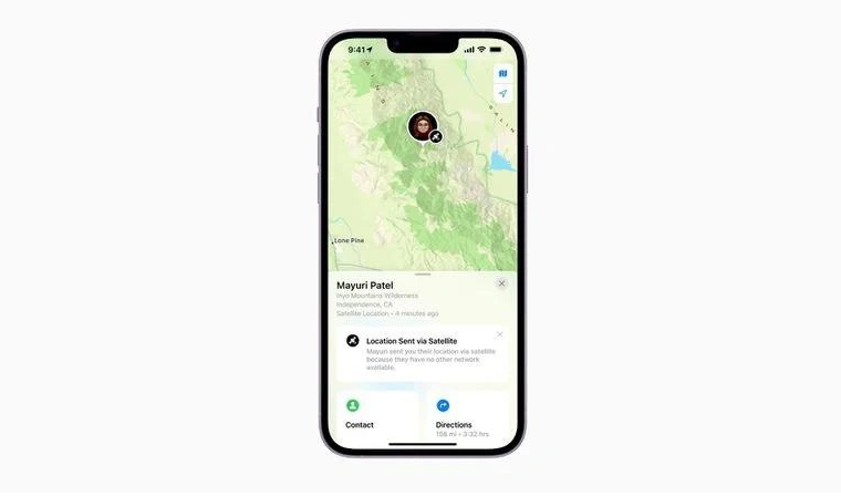 林芝苹果14维修分享iPhone14系列中 FindMy功能通过卫星分享位置方法教程 